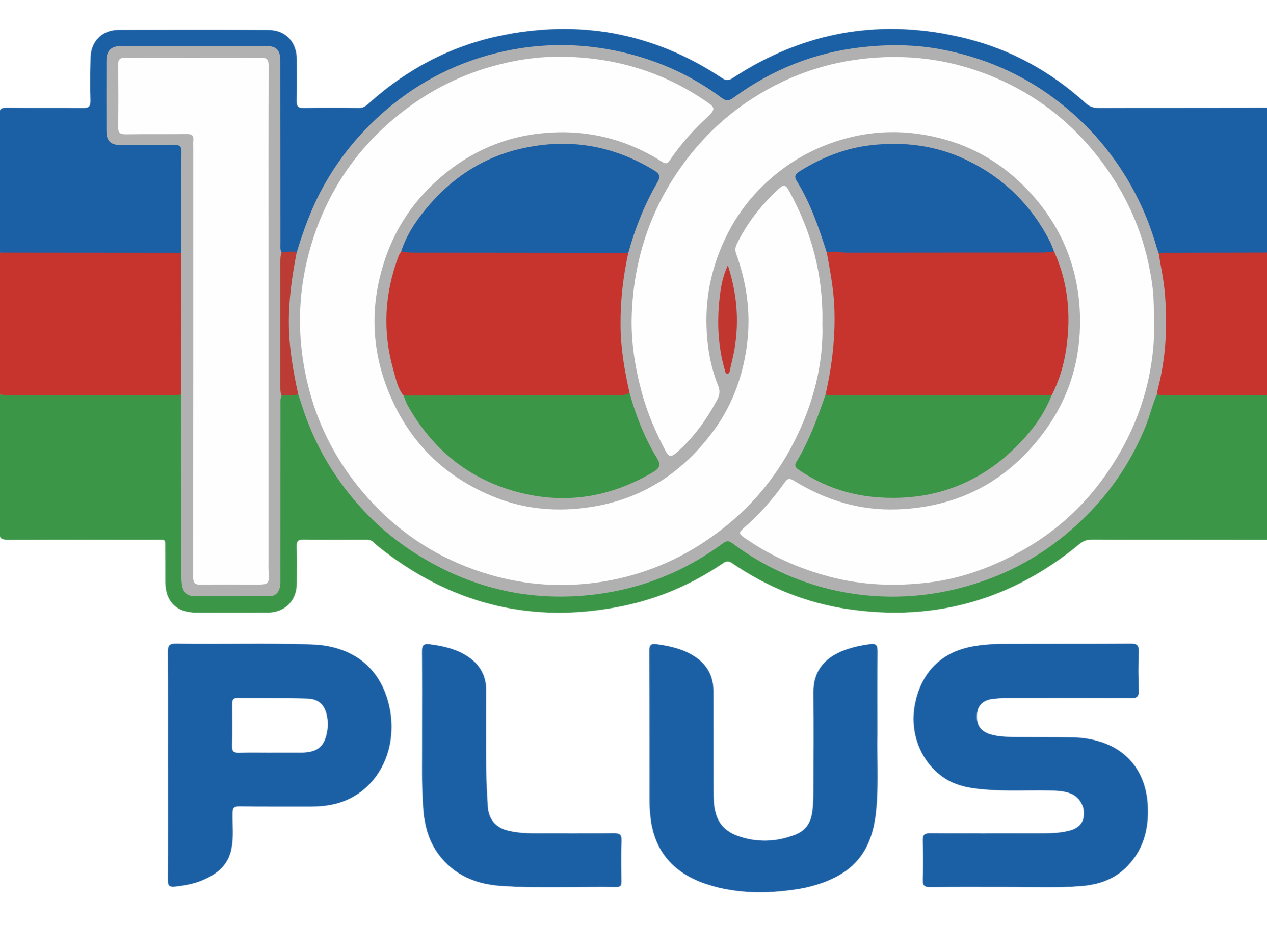 100 Plus 로고